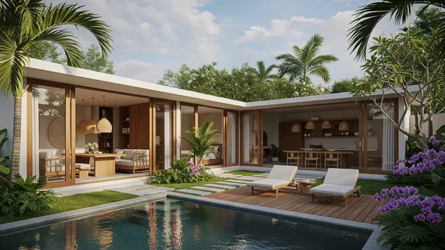 Gambar Rumah Minimalis Modern Kekinian dengan Sentuhan Alami/ Ilustrasi AI