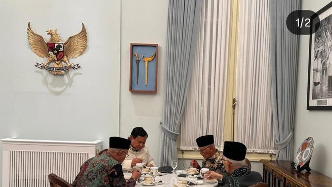 Momen Prabowo Buka Puasa Bersama Pimpinan MUI, NU hingga Muhammadiyah