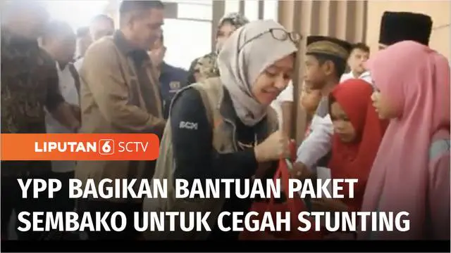 VIDEO: Baksos Hari Pers Nasional, YPP Bagikan Ratusan Paket Sembako untuk Cegah Stunting