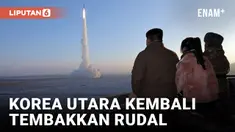 Kim Jong Un dan Putrinya Kembali Saksikan Uji Coba Penembakkan Rudal ke Laut Jepang