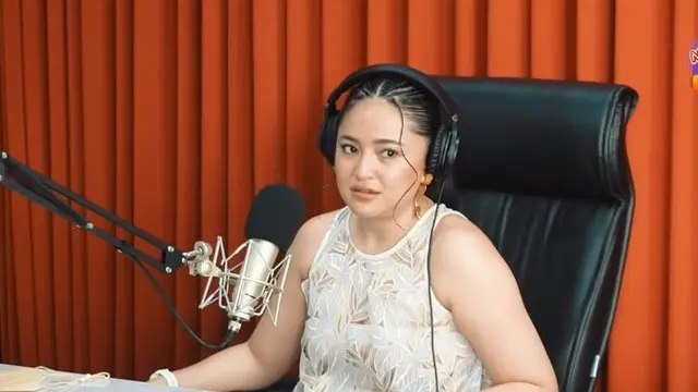 Marshanda saat diwawancara Ashanty