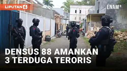 VIDEO: Terduga Teroris Diamankan Densus 88 di Kota Baru Malang, Rencanakan Aksi Bom Bunuh Diri di Tempat Ibadah
