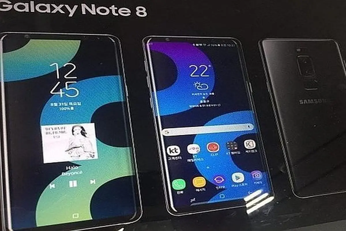 Gambar poster promosi yang diduga milik Galaxy Note 8, bocor di internet.