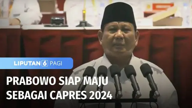 Ketua Umum Partai Gerindra, Prabowo Subianto secara resmi menyatakan siap untuk menjadi Calon Presiden kembali. Hal ini sebagai jawaban Prabowo atas permintaan seluruh kader Partai Gerindra.