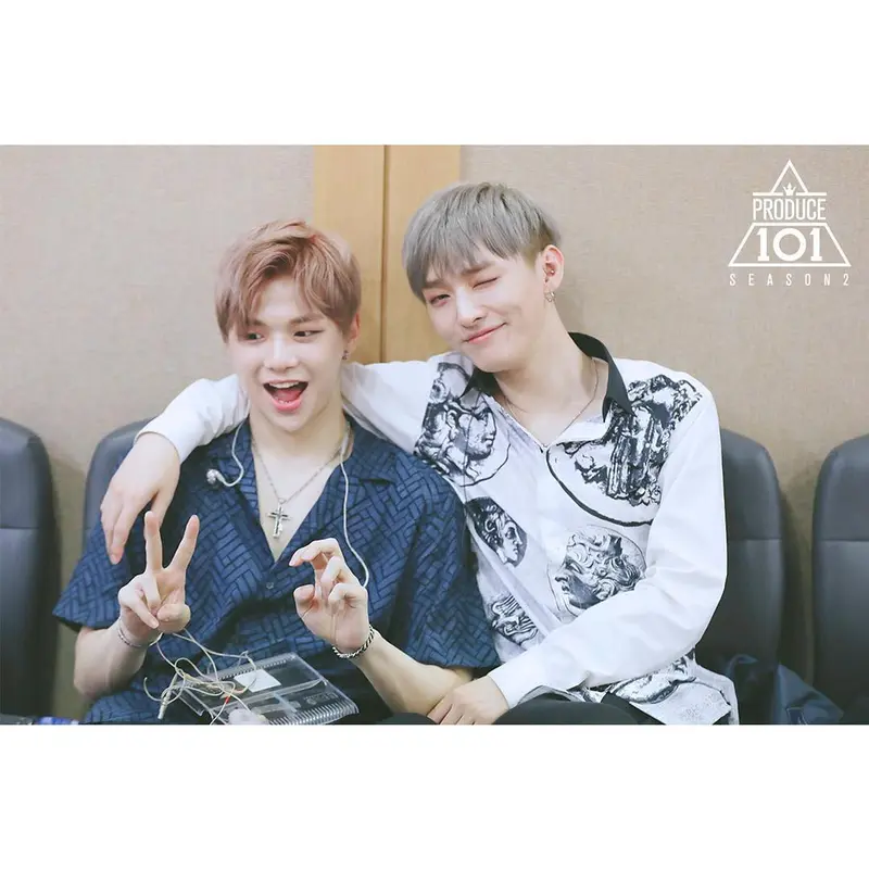 Kang Daniel dan Yoon Jisung Wanna One (Instagram/ produce48official -https://www.instagram.com/p/BVjbrt1j4be/)