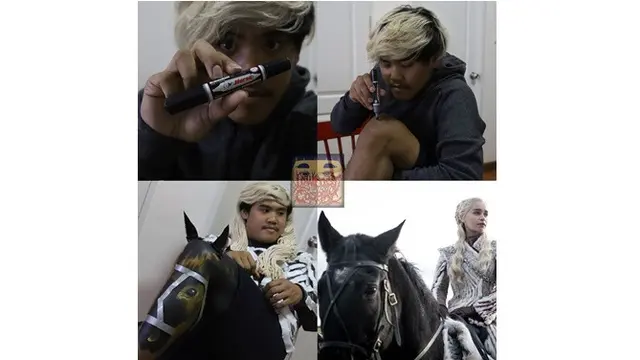Pria Ini Lakukan Cosplay Low Budget dengan Spidol, 7 Hasilnya Bikin Geleng Kepala