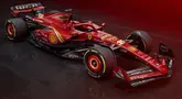 Tim Scuderia Ferrari merilis mobilnya untuk Formula 1 musim 2024 pada Rabu (13/2/2024) waktu setempat.  Peluncuran mobil SF-24 berlangsung di kantor pusat mereka, Maranello, Italia.  (AFP/Distribusi/Kantor Pers Ferrari)