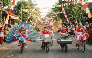10 Hiasan Sepeda Kemerdekaan 17 Agustus 1945 HUT RI Ke-81 yang Unik, Kreatif dan Berpotensi Juara