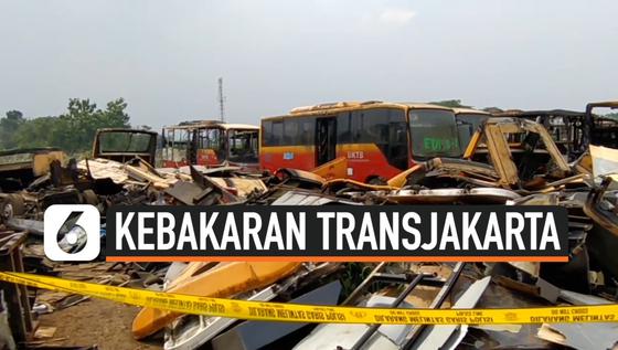 VIDEO: Kebakaran Mobil Transjakarta, 5 Saksi Diperiksa Polisi