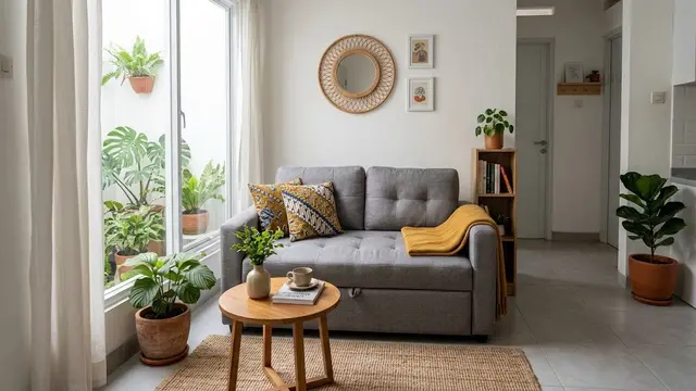 15 Inspirasi Sofa Bed Serbaguna untuk Ruang Tamu Kecil, Praktis dan Hemat Tempat