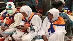 Belasan ribu jemaah haji yang tiba berasal dari 15 embarkasi, pada Minggu sore, 30 Juli 2017 waktu Madinah.