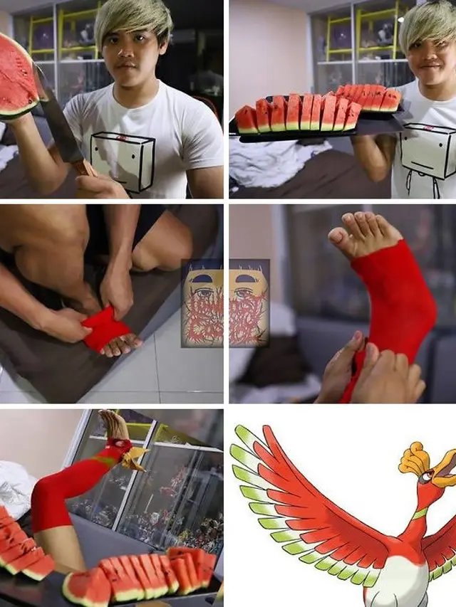 Tingkah Pria Ini Ciptakan Cosplay Murah Meriah Bikin Ngakak Banget
