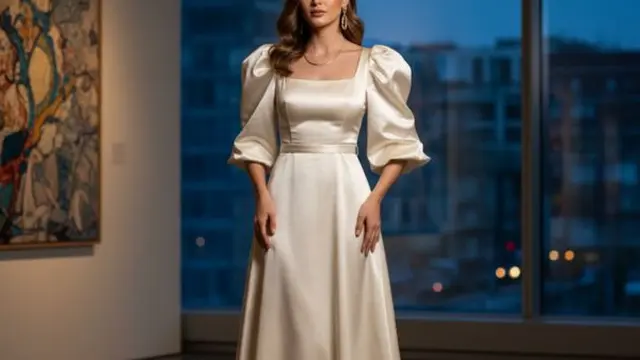 Ilustrasi Satin Dress/Gemini AI