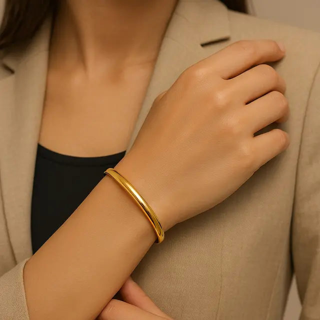 7 Model Gelang Emas Gram Kecil yang Lagi Tren di 2025, Cocok untuk Gaya Sehari-hari