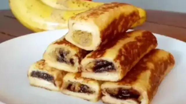 Roti Pisang Cokelat