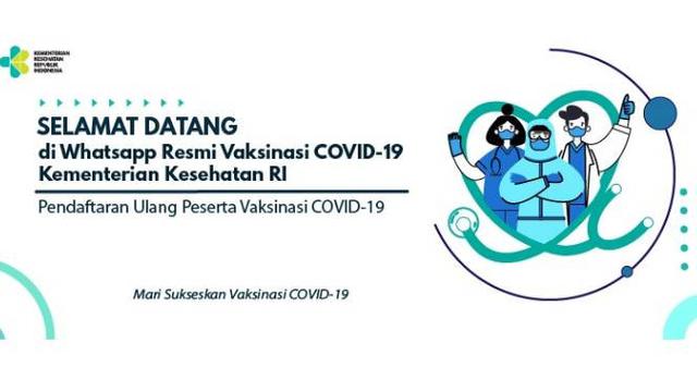 Kemenkes buka registrasi vaksinasi Covid-19 via WhatsApp. Dok: sehatnegeriku.kemkes.go.id