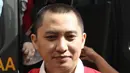 Bos First Travel, Andika Surachman tiba di Pengadilan Negeri Depok untuk menjalani sidang vonis, Rabu (30/5).  Sebelumnya Bos First Travel, Andika Surachman dan Anniesa Hasibuan dituntut 20 tahun penjara oleh JPU. (Liputan6.com/Herman Zakharia)