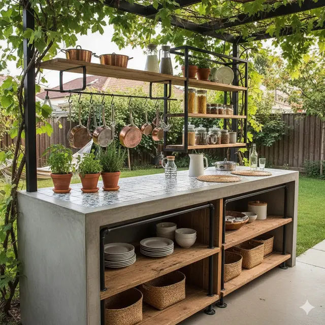 Inspirasi Model Kitchen Set Outdoor Murah