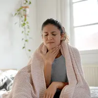 Ilustrasi Sakit Tenggorokan/https://www.shutterstock.com/goodluz