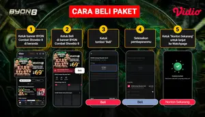 Nonton Byon Combat Showbiz 8 Mulai dari Rp 69 Ribu! Hanya di Vidio