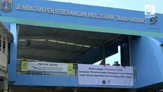 Pemprov DKI Jakarta mulai hari ini memperbolehkan penumpang KA Stasiun Tanah Abang melintasi Skybridge  atau jembatan multiguna,