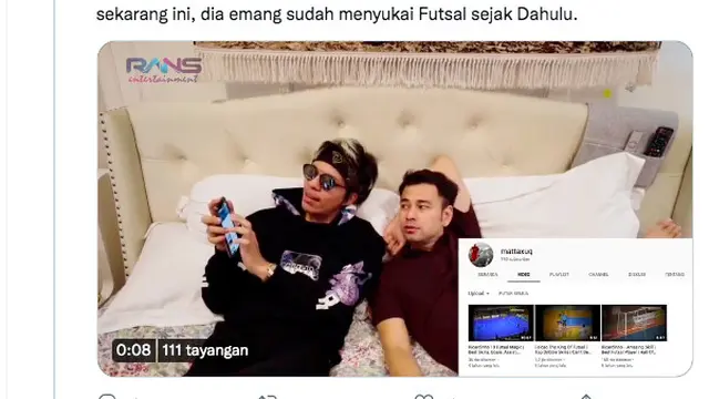 Bukan Sekadar Hobi, Atta Halilintar Ternyata Jago Main Futsal. (twitter @S5Futsal)