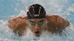 Perenang Indonesia, Triady Fauzi, saat mengikuti Jakarta Open 2019 di Stadion Aquatic, Jakarta, Jumat (27/9). Turnamen ini merupakan Kualifikasi PON XX Papua dan seleksi akhir Tim Renang SEA Games 2019. (Bola.com/Vitalis Yogi Trisna)