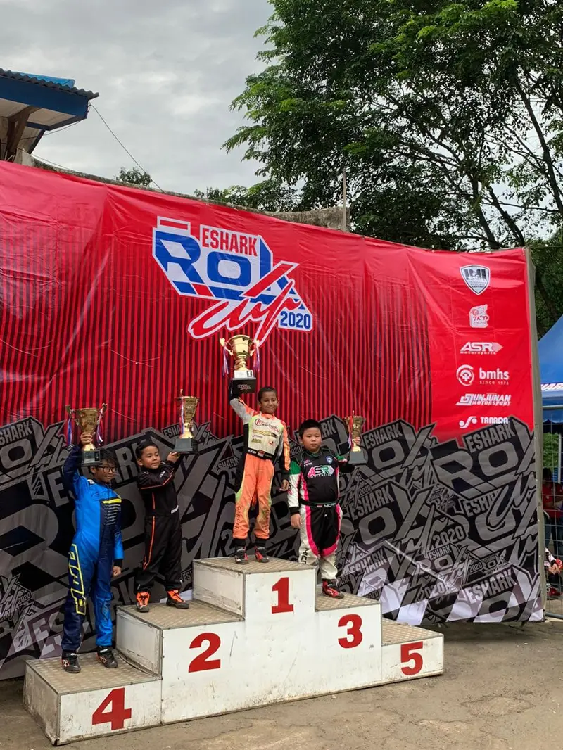 Micah Vino Curi Perhatian di Putaran Satu Kejurnas Gokart 2020