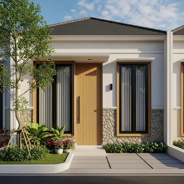 Model Fasad Rumah Kecil Tapi Terlihat Luas