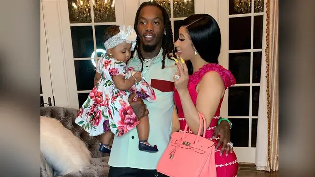 Cardi B, Offset, dan Kulture (Instagram/ iamcardib)