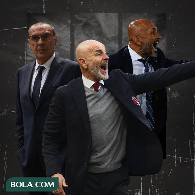 Stefano Pioli, Luciano Spalletti dan Maurizio Sarri