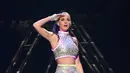 Penyanyi yang identik dengan gaya rambut yang unik, Katy Perry telah menyelesaikan turnya yang bertajuk ‘The Prismatic World Tour’. (AFP/Bintang.com)