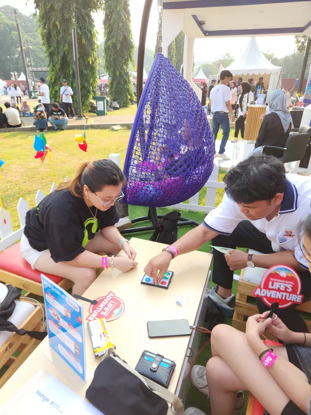 Suasana Booth KLY Lounge di KLBB Festival 2024
