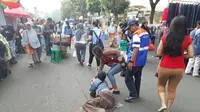 Ngaku Demi Biayai Kuliah Anak, Aldriana Jadi Pengemis 'Ngesot'