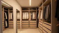 6 Tips Mendesain Walk-In Closet di Ruangan Minimalis, Estetik dan Praktis