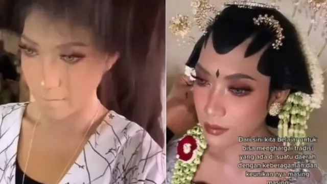 Hasil akhir makeup membuat calon pengantin tersebut menjadi cantik//dok. Instagram Insta_Julid