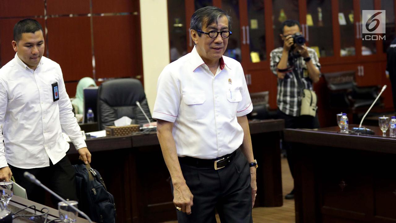 Menkumham dan Baleg DPR Bahas Prolegnas 2019