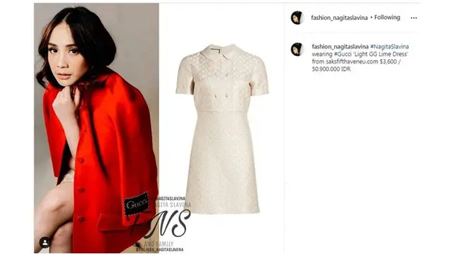 7 Koleksi Simple Dress Nagita Slavina Ini Ditaksir Capai Ratusan Juta Rupiah