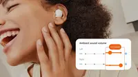 Pembaruan fitur Ambient Sound di Samsung Galaxy Buds2 Pro. (Doc. Samsung)