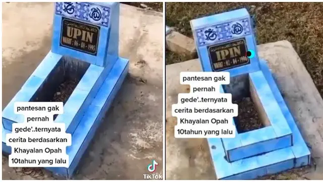 Viral Video Penemuan Makam Upin Ipin, Warganet Ramai Bercocoklogi