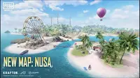 PUBG Mobile berkolaborasi dengan Kementerian Pariwisata dan Ekonomi Kreatif menghadirkan peta baru bernama Nusa di game. Peta tersebut terinspirasi keindahan Pulau Bali. Nusa menjadi peta terkecil, berukuran 1 x 1 di PUBG Mobile. (Foto: PUBG Mobile)