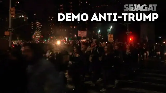 SEJAGAT: Pidato Kekalahan Hillary hingga Demo Anti-Trump