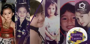 6 Artis ini punya kecantikan alami sejak dari kecil.