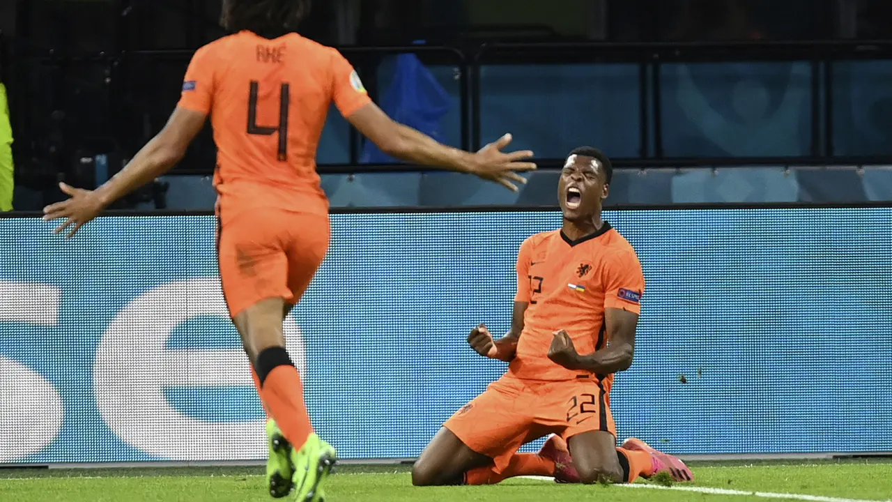 Foto Piala Eropa: Drama Lima Gol, Belanda Akhirnya Memenangkan Duel Sengit Melawan Ukraina pada Laga Grup C Euro 2020