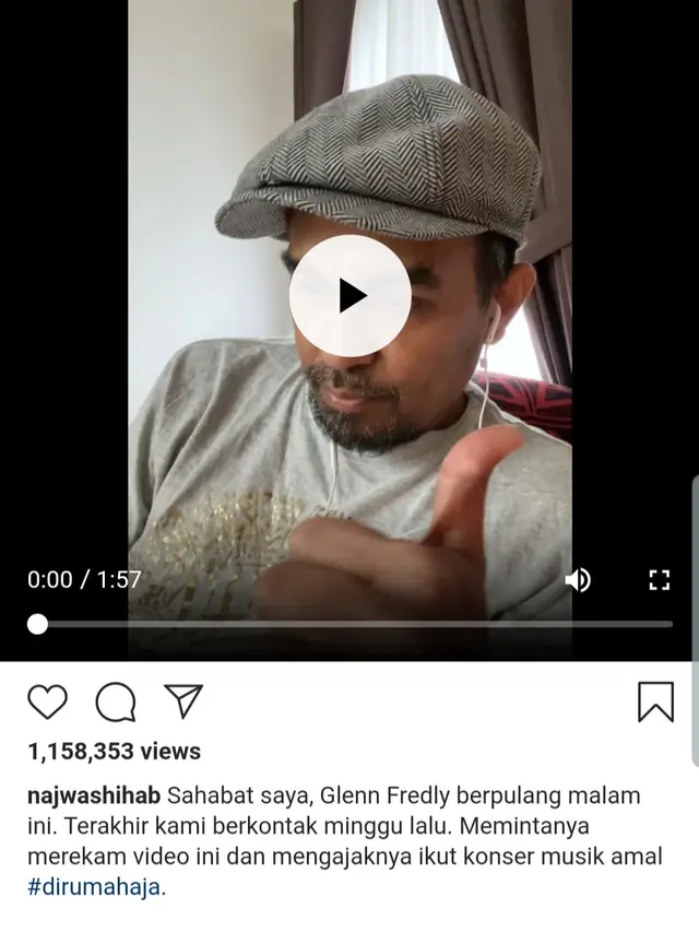 Unggahan Najwa Shihab. (Foto: Instagram @najwashihab)