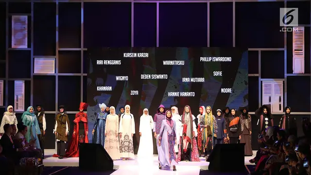 Parade Busana Muslim Meriahkan Pembukaan Muffest 2018