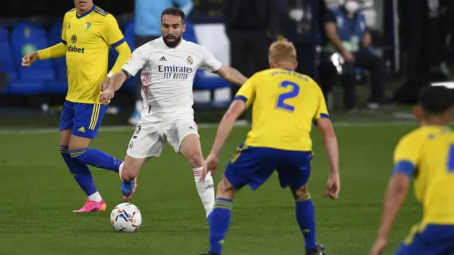 FOTO: Petik Poin Penuh di Kandang Cadiz, Real Madrid Kembali Pimpin Klasemen Liga Spanyol