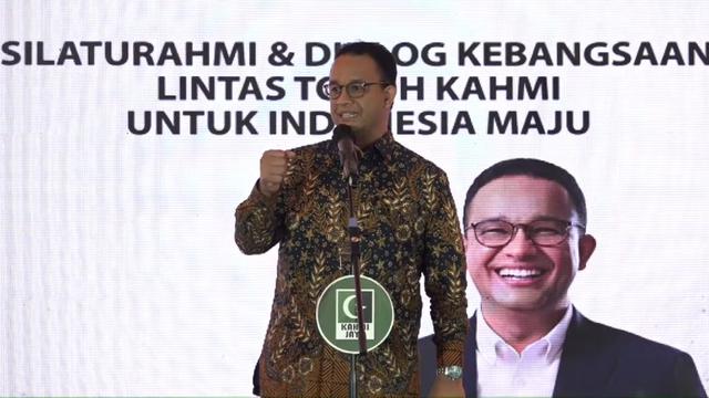 Bakal calon presiden (capres) yang didukung oleh tiga partai politik yaitu NasDem, PKS, dan Demokrat di Pilpres 2024, Anies Baswedan.