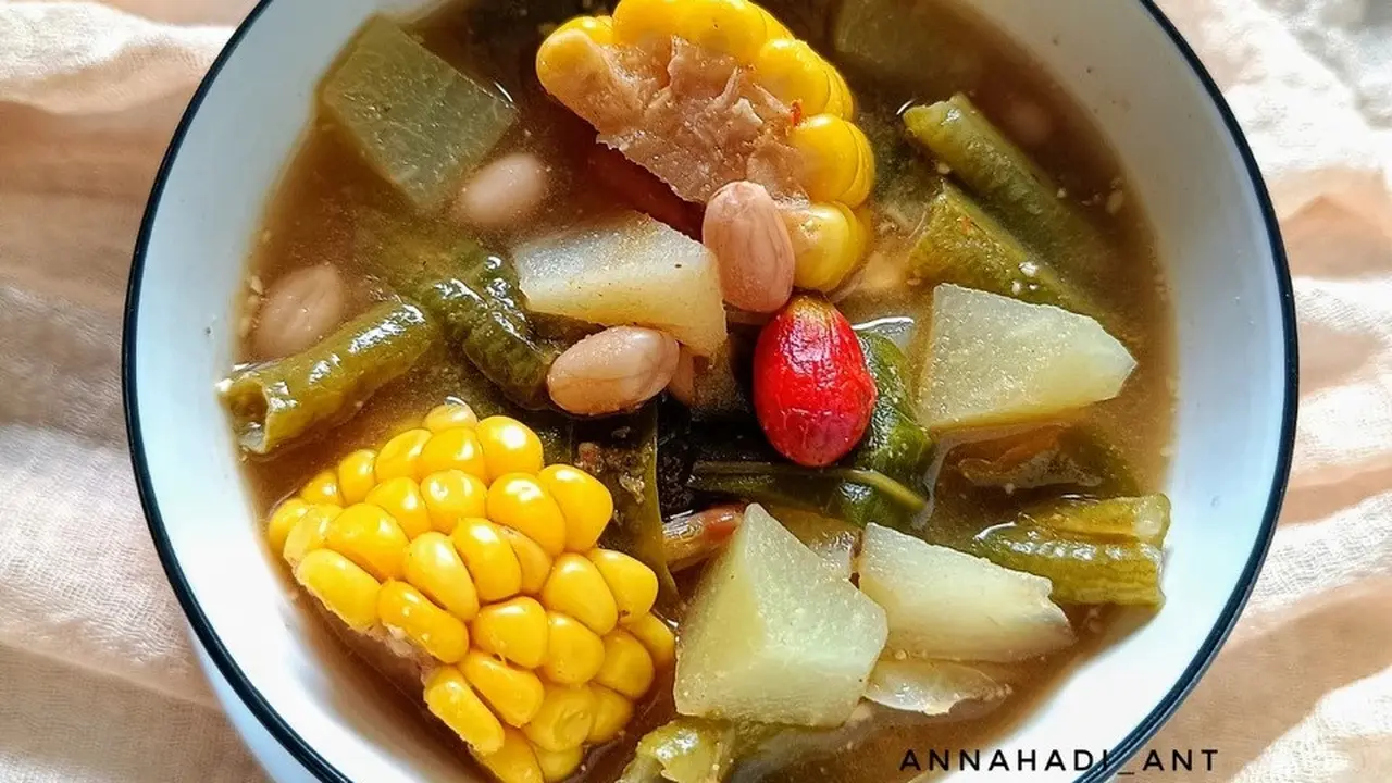 Resep sayur asem Betawi. (dok. Cookpad @AnnaHadi_7185423)