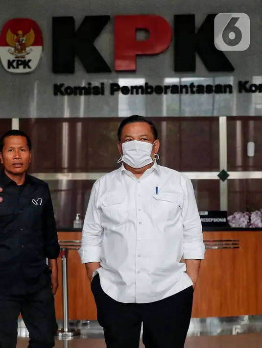 Hariyanto, telah bicara dan berdalih barang-barang itu palsu alias KW. (Liputan6.com/Angga Yuniar)